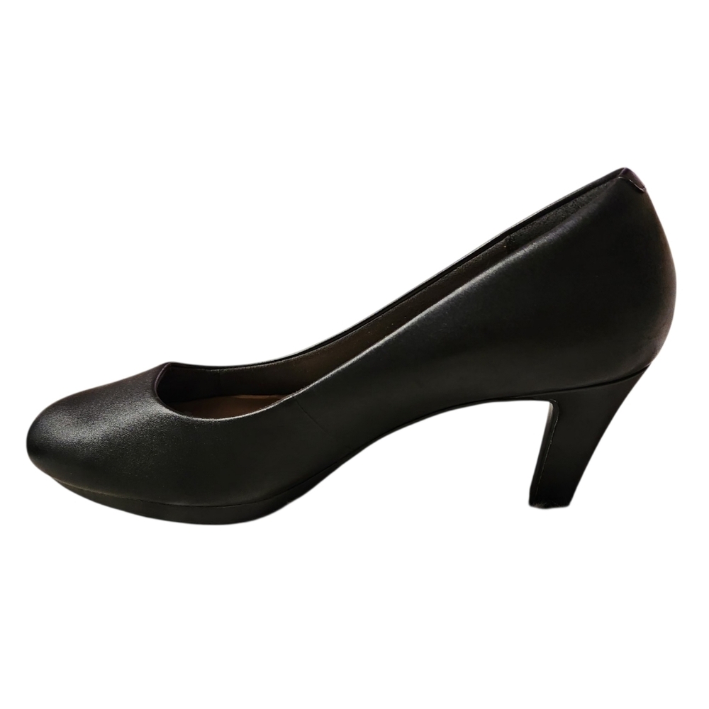 Clark's Ultimate Comfort Collection 3' Pump Heels Sz 9.5M Black Classic Leather